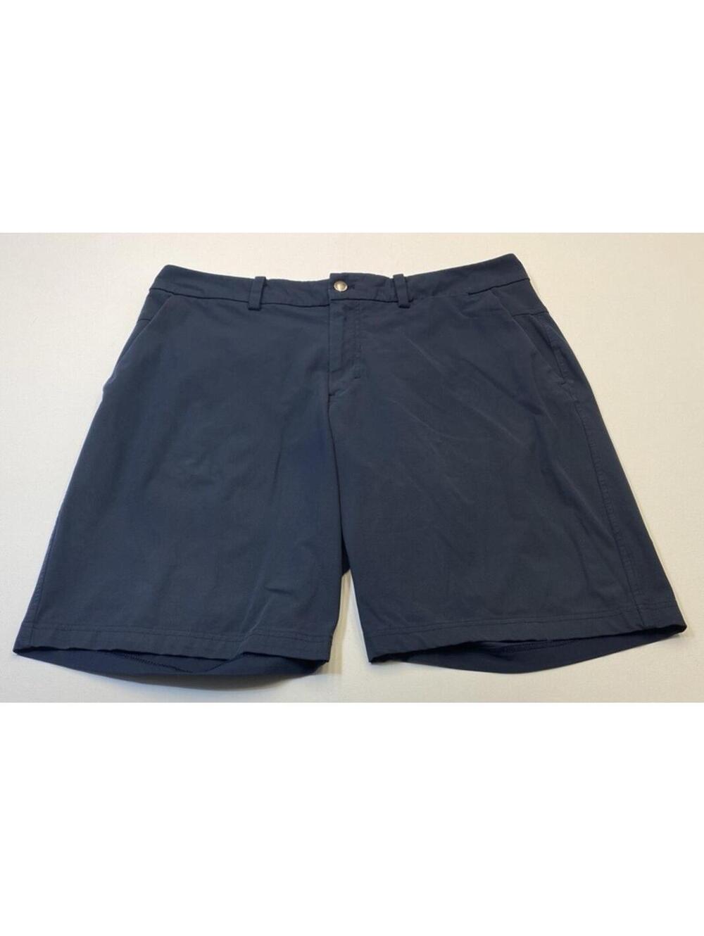 Lululemon LM7929SE Commission Chino Shorts Men's 38 Navy Athletic Golf Casual